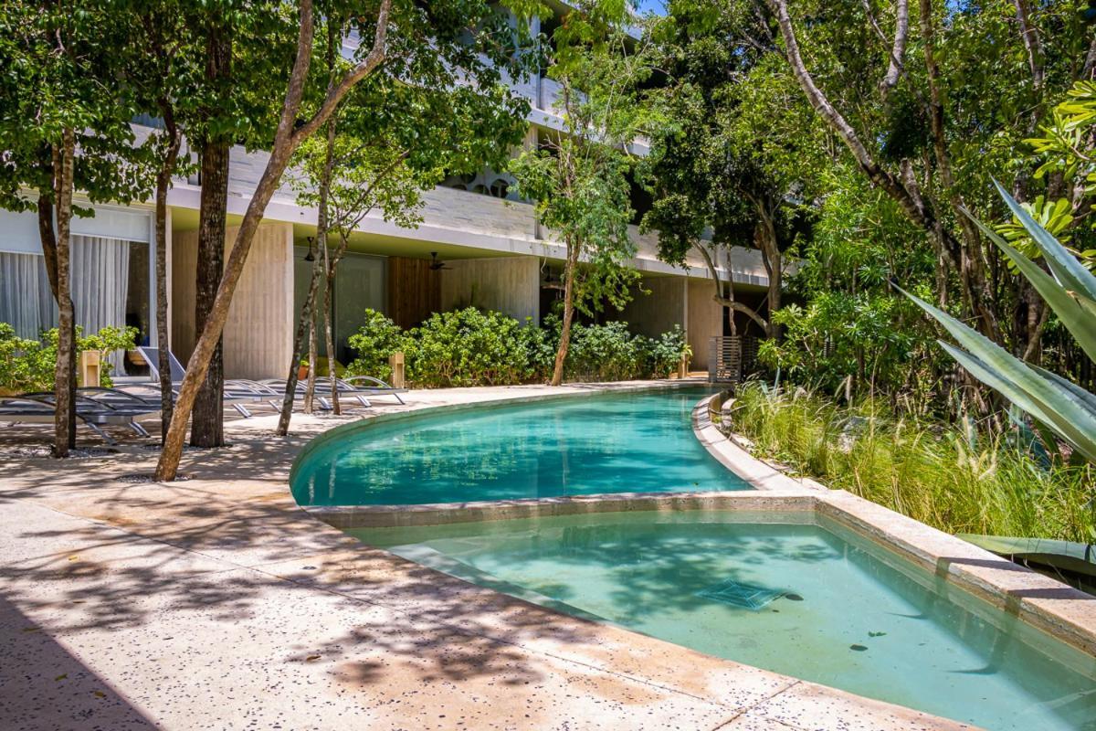 Attha Cenote, Aldea Zama Tulum Apartment Bagian luar foto